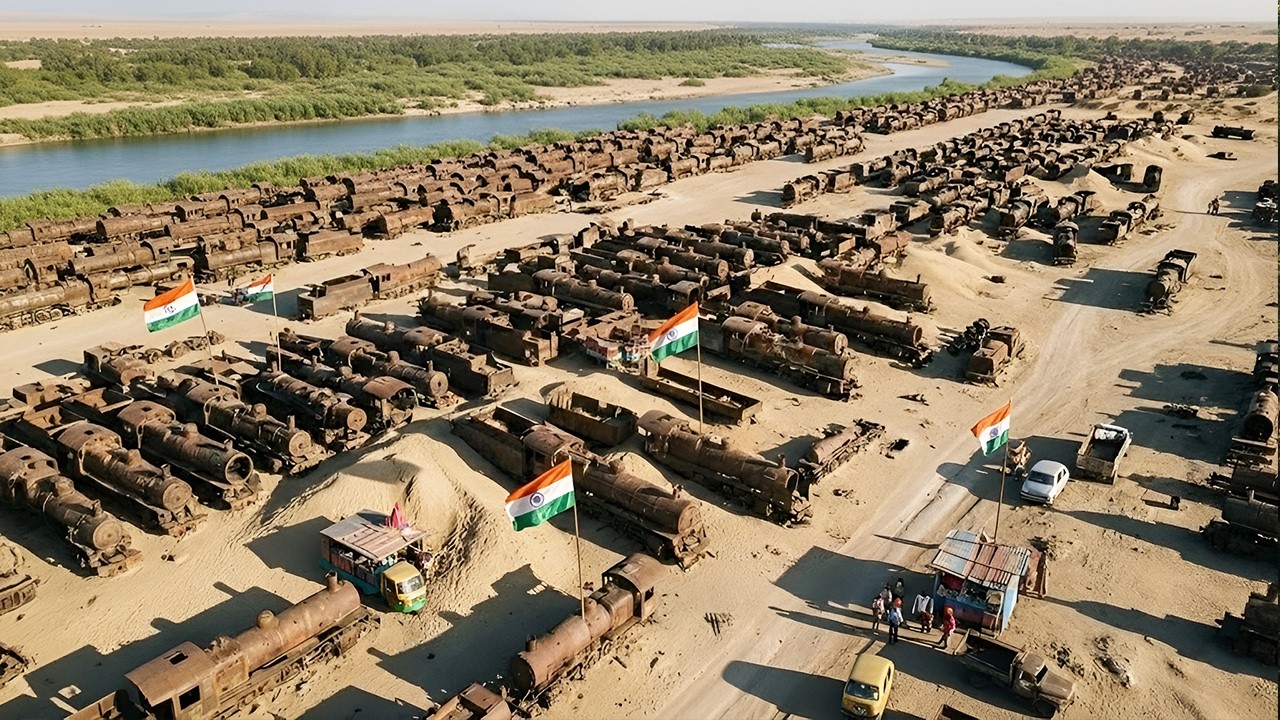 Why India Preferred Abandoning Locomotives Over Selling Them