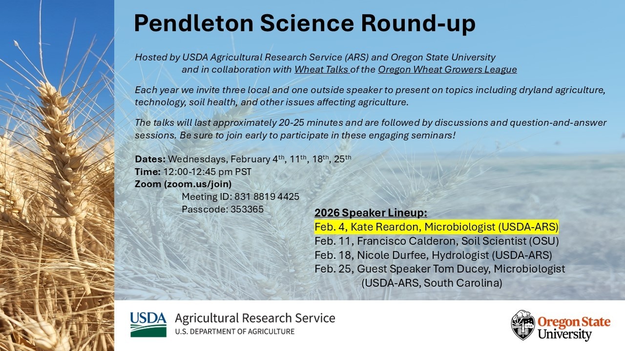 Wheat Talks + Pendleton Science Round-Up, Long-Term Soil Carbon Research at CBARC