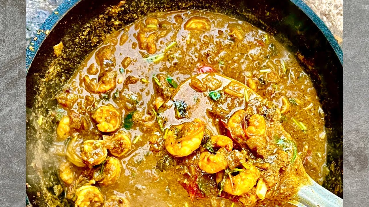 Special prawns curry🦐🔥villagers cooking| Have you ever had such delicious prawns curry?