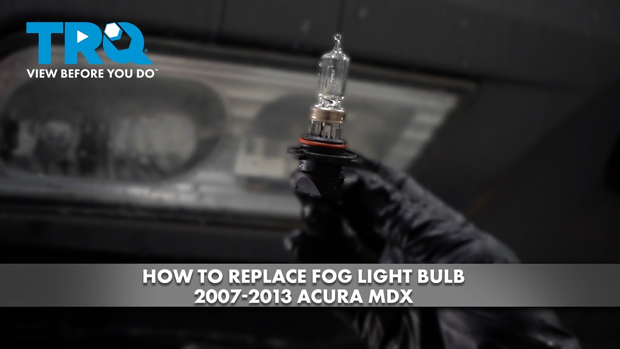 How To Replace Fog Light Bulb 2007-2013 Acura MDX