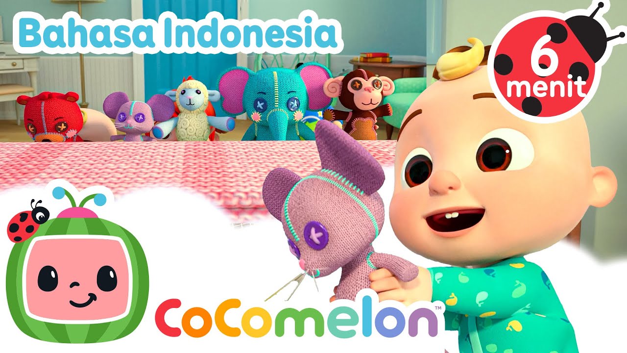 Lima Sahabat Hewan Kecil | CoComelon Bahasa Indonesia - Lagu Anak Anak | Nursery Rhymes