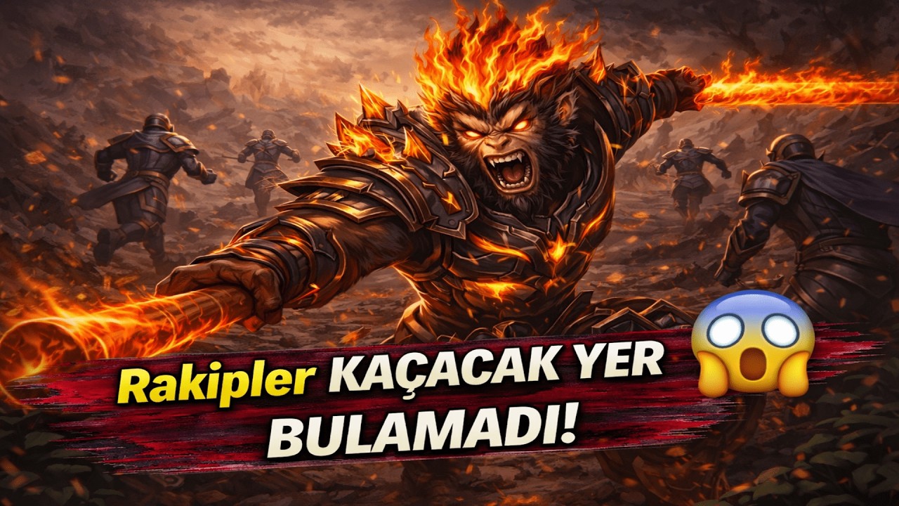 Bu Ultiden Kurtuluş Yok ! Takım Herosu Wukong | Lol Wild Rift 💪 💪