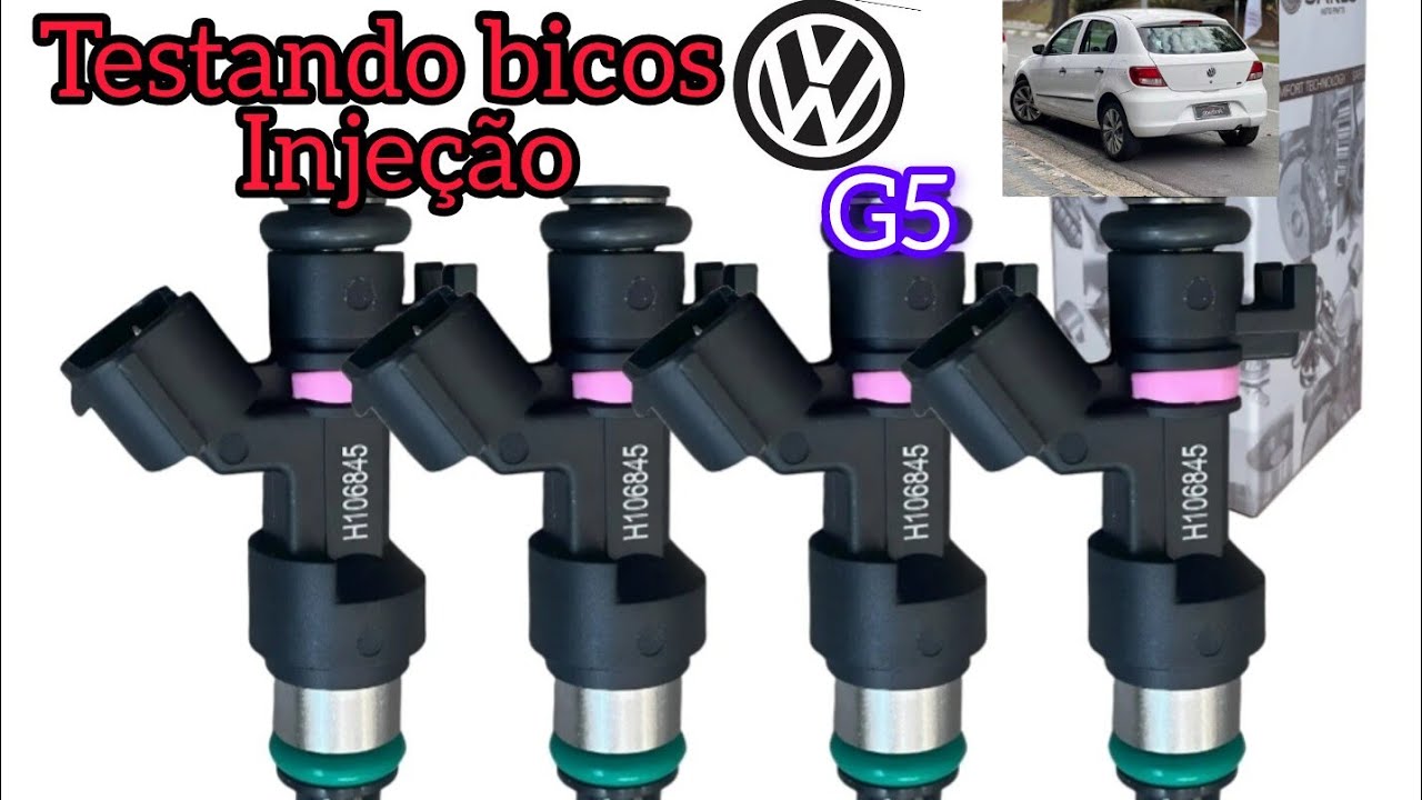 Testando bicos injeção do golG5 ,Fox, golf, space Fox polo linha Volkswagen