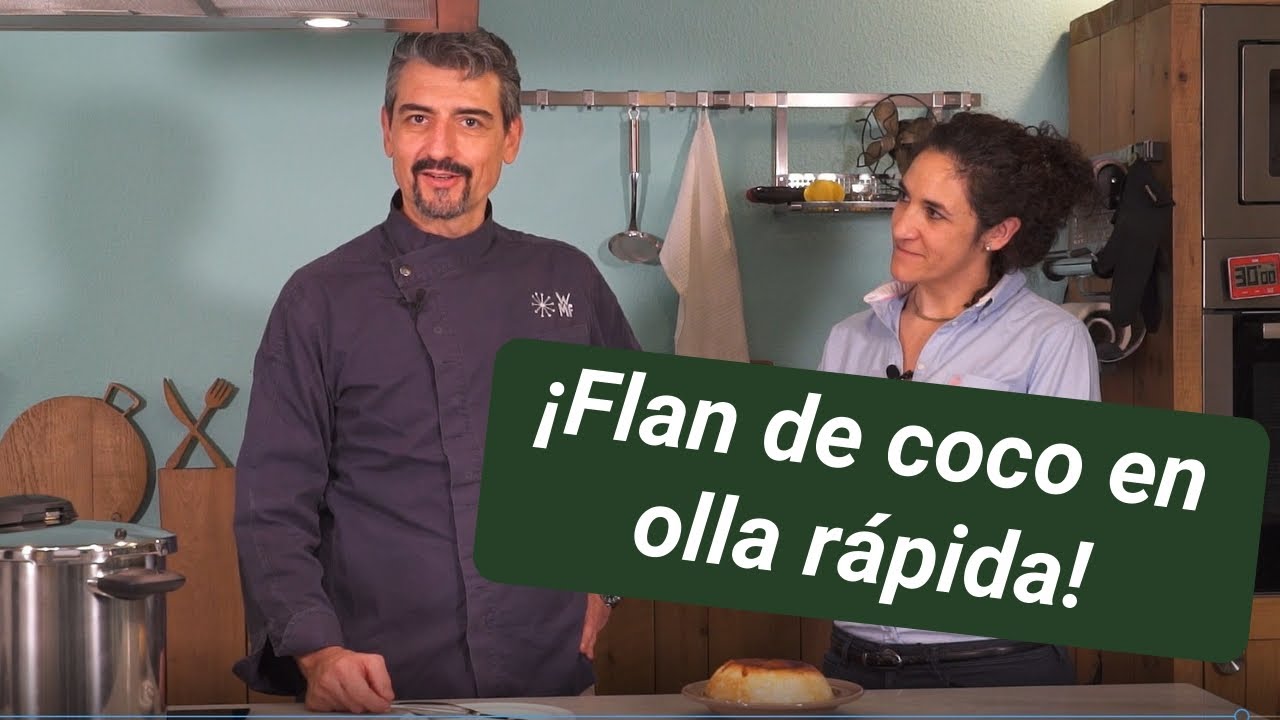 Receta de flan de coco
