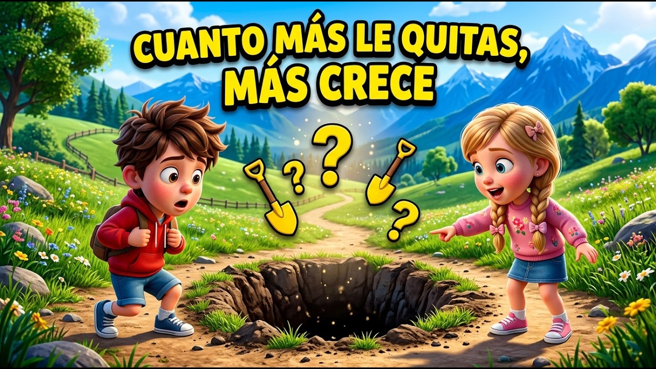 Adivinanza 120🤔Cuanto más le quitas, más grande se hace | 10 Segundos