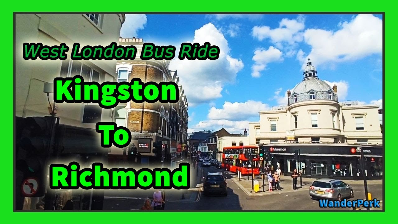 London Bus Ride In West London From Kingston To Richmond | Bus Route 65 (2021)