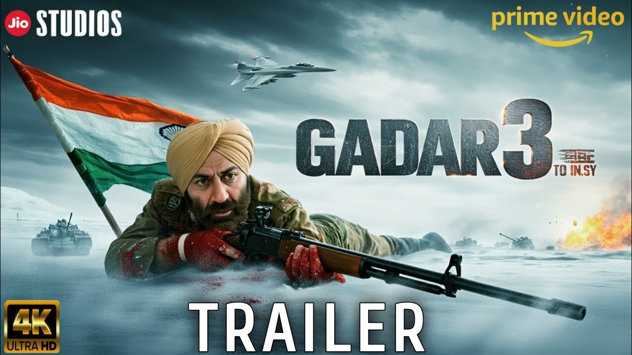 GADAR 3 (2026) &ndash; Concept Trailer | Sunny Deol | Utkarsh Sharma | Ameesha Patel | Action Movie