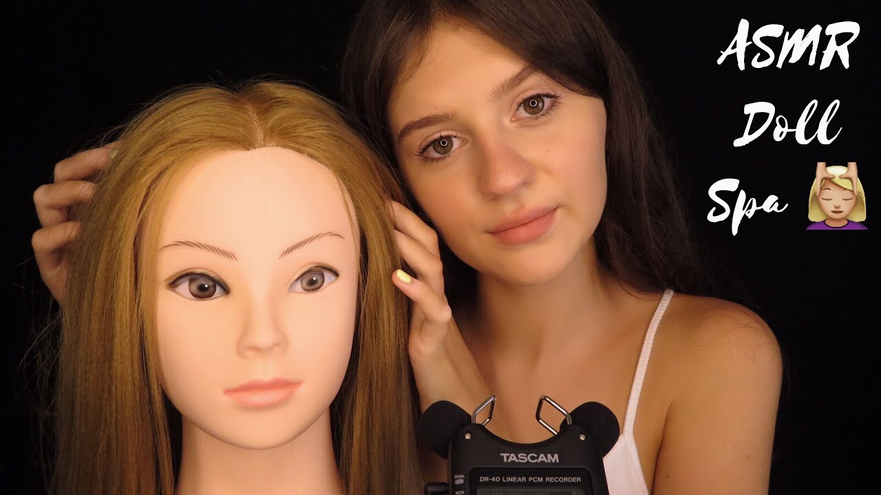 АСМР СПА Для КУКОЛКИ ❤ Head Massage, Brushing Sounds & Face SPA 💆‍♀