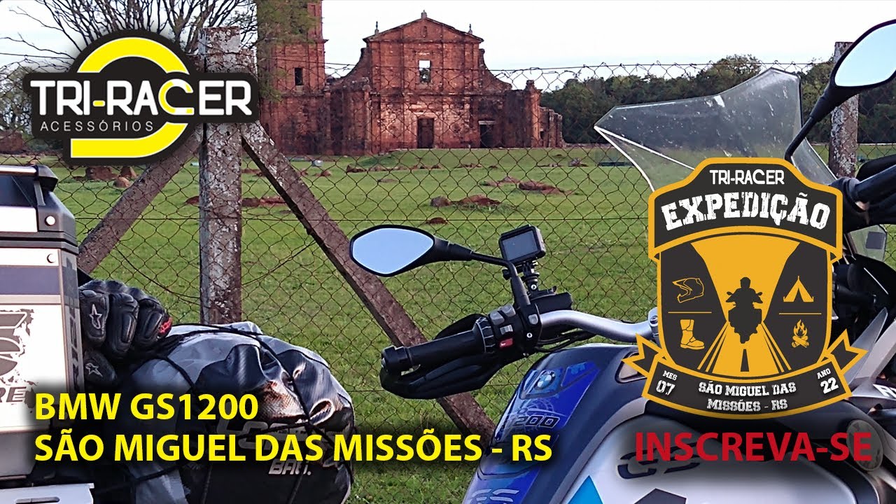 De moto Bmw R1200 adv a São Miguel das Missões RS