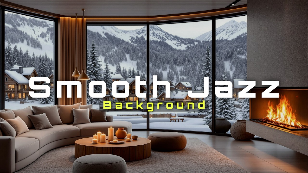Warm & Cozy Winter Night 🔥 Smooth Jazz Music for Relaxing, Sleep & Peaceful Mind