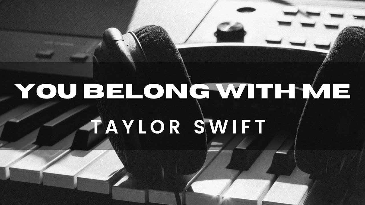 Taylor Swift - You Belong With Me (Acoustic Karaoke)
