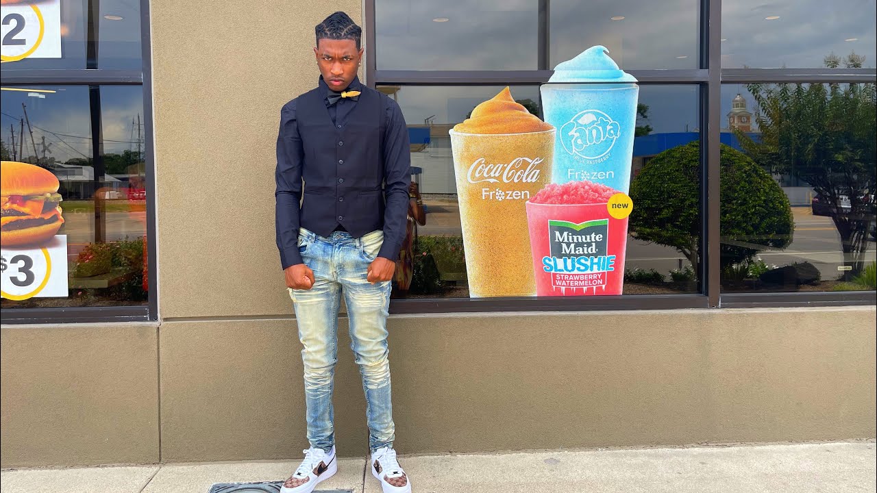 MAKING MY BOYFRIEND GET FULLY DRESSED FOR A DATE THEN TAKING HIM TO MCDONALDS...