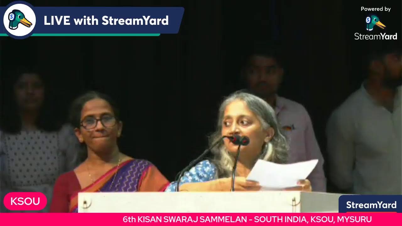 6th KISAN SWARAJ SAMMELAN - SOUTH INDIA, KSOU, MYSURU