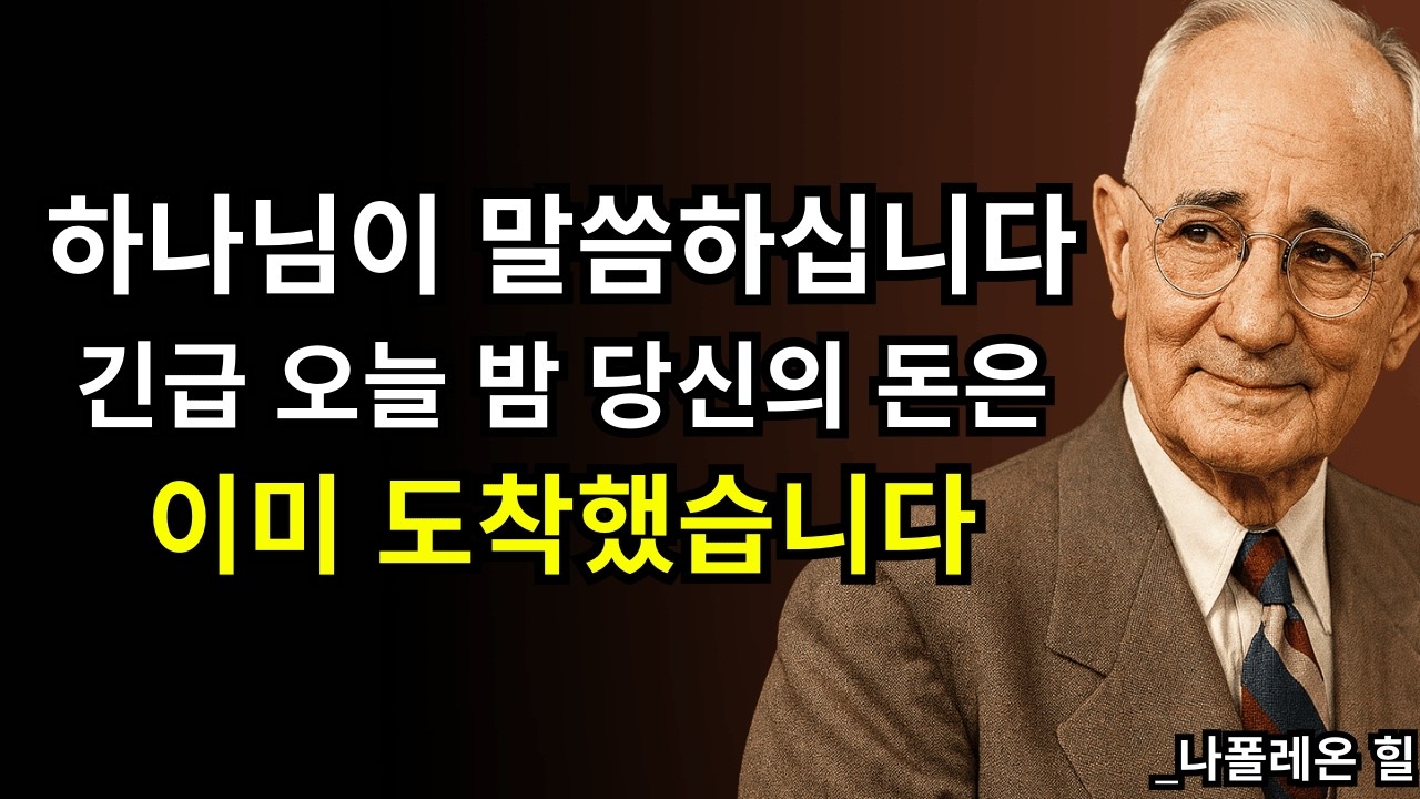 하나님이 말씀하십니다: 당신이 기다리던 돈이 이미 오고 있습니다 — 이 기도를 활성화하세요 | 나폴레온 힐