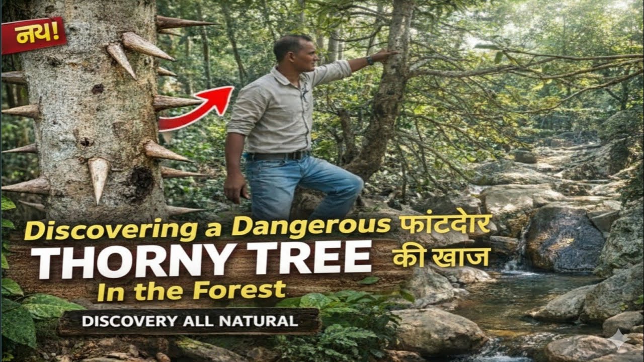 घने जंगल के बीच छिपा रहस्यमयी झरना और अजीब ! A mysterious waterfall hidden amidst a dense forest.