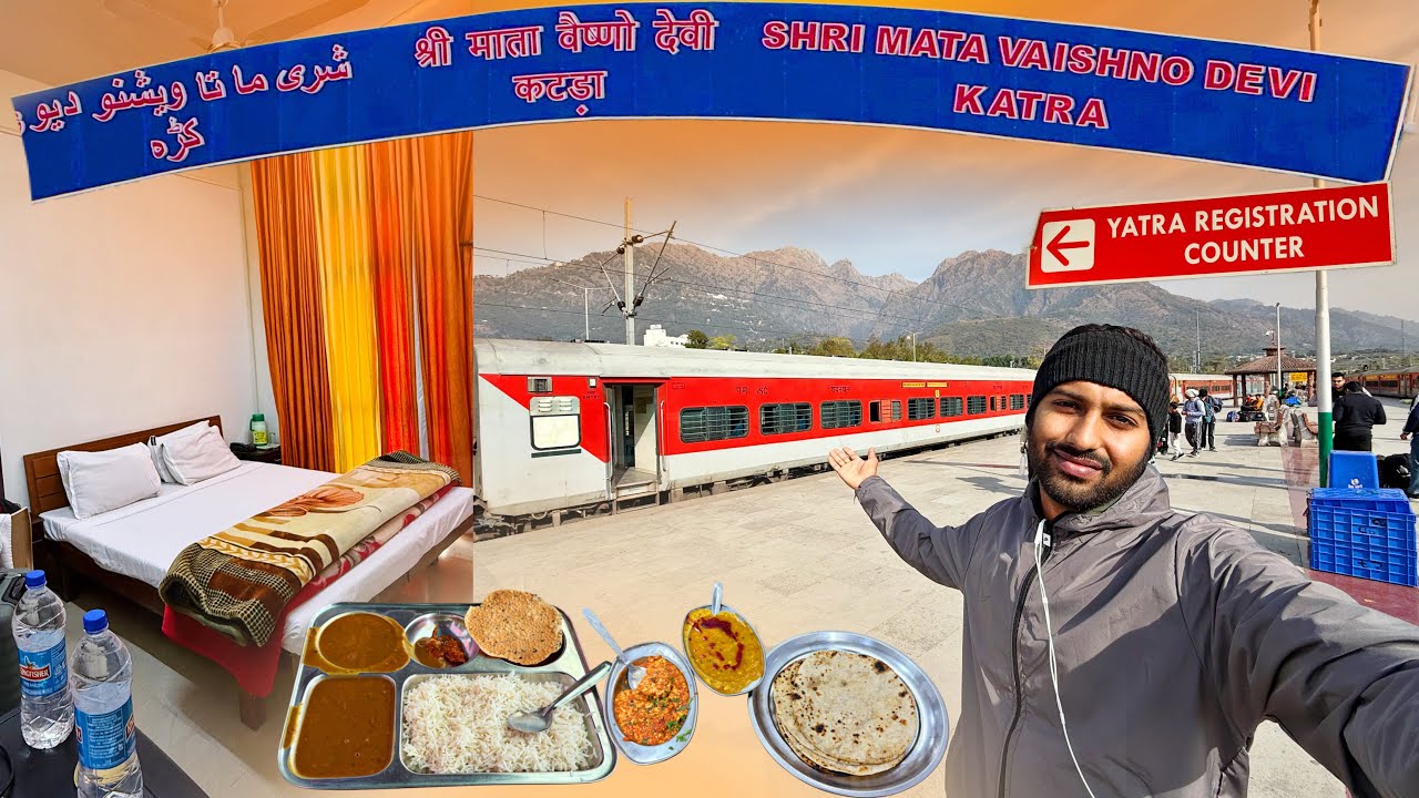 IRCTC Stay at Katra Railway station | Yatra Parchi & Food 