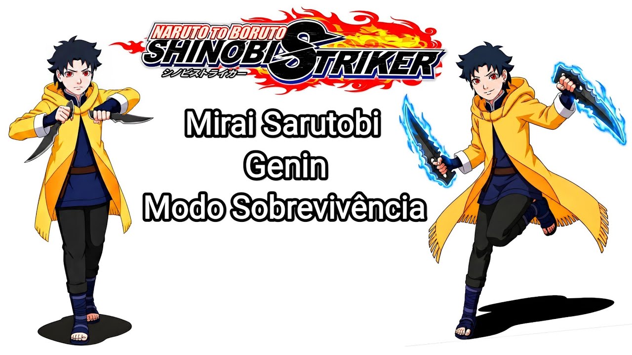 Modo Sobrevivência Mirai Sarutobi Genin    (Naruto to Boruto Shinobi Striker)