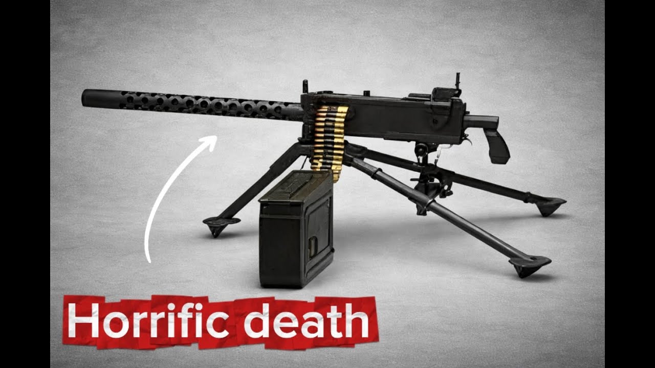 What kind of gun is this that is so terrifying in World War II?