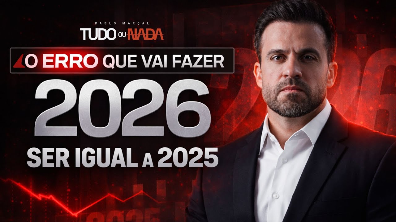 TUDO ou NADA | O erro que vai fazer 2026 ser igual a 2025 | Sexta, 26/12 às 8h com Pablo Marçal