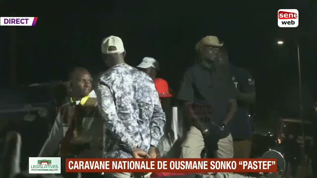 Jusqu'à 4h du matin la caravane de Ousmane Sonko sillone Ross Béthio