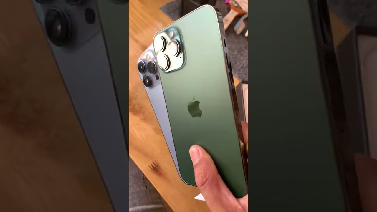 13 Pro Max Alpine Green vs Sierra Blue 🤤