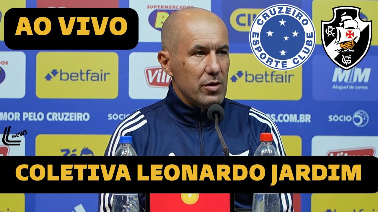 ПРЕСС-КОНФЕРЕНЦИЯ ЛЕОНАРДО ЖАРДИМА в прямом эфире - CRUZEIRO X VASCO ПРЯМО ИЗ САН-ЯНУАРИО - ЧЕМПИ...