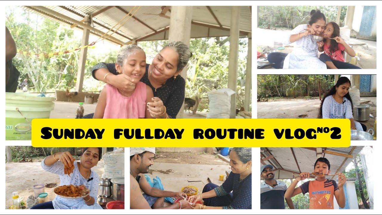 Sunday vlog#2சங்கராமீன் குழம்பு🐟 sundayla neenga epdi pasanga kooda time spend panuvinga🙂@muthulakki