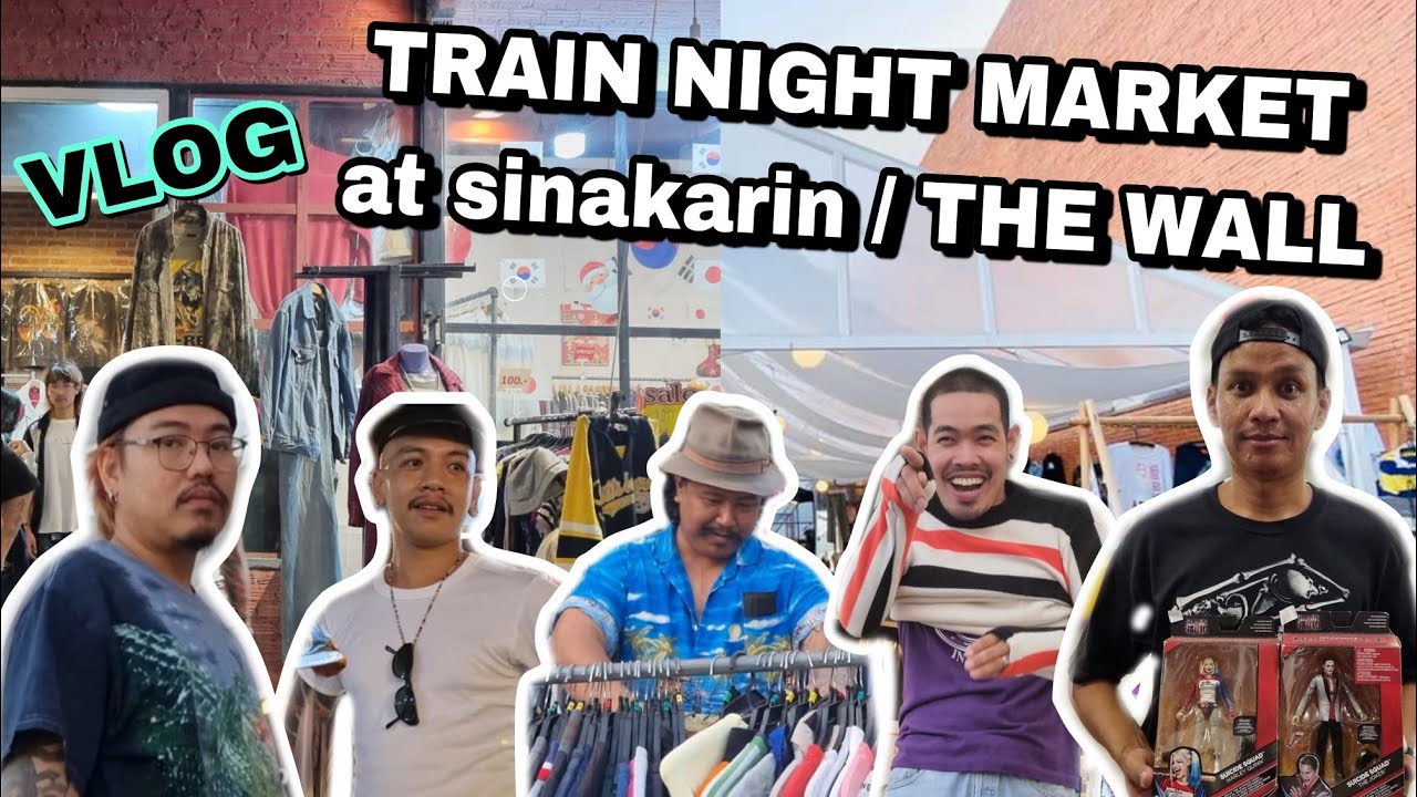 มองที่ขายของใหม่... ตลาดนัดรถไฟ ศรีนครินทร์