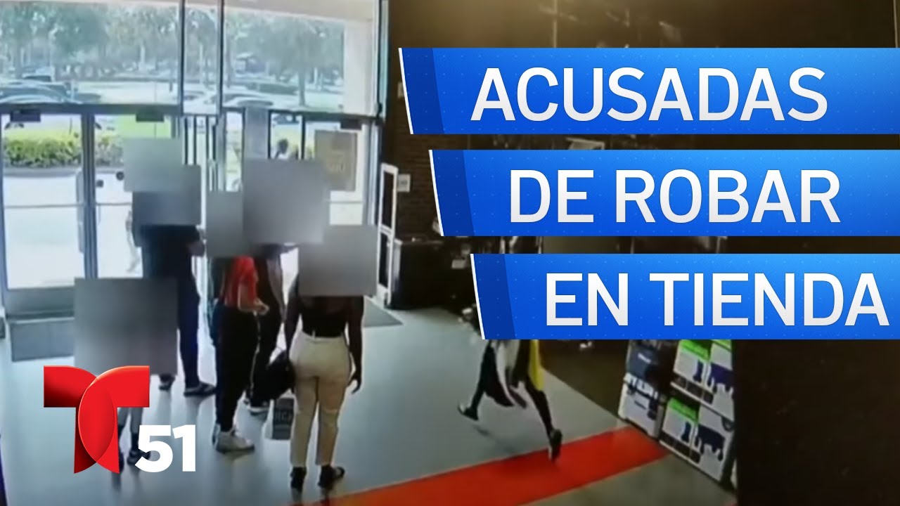 Cuatro mujeres acusadas de robar en tienda de Florida