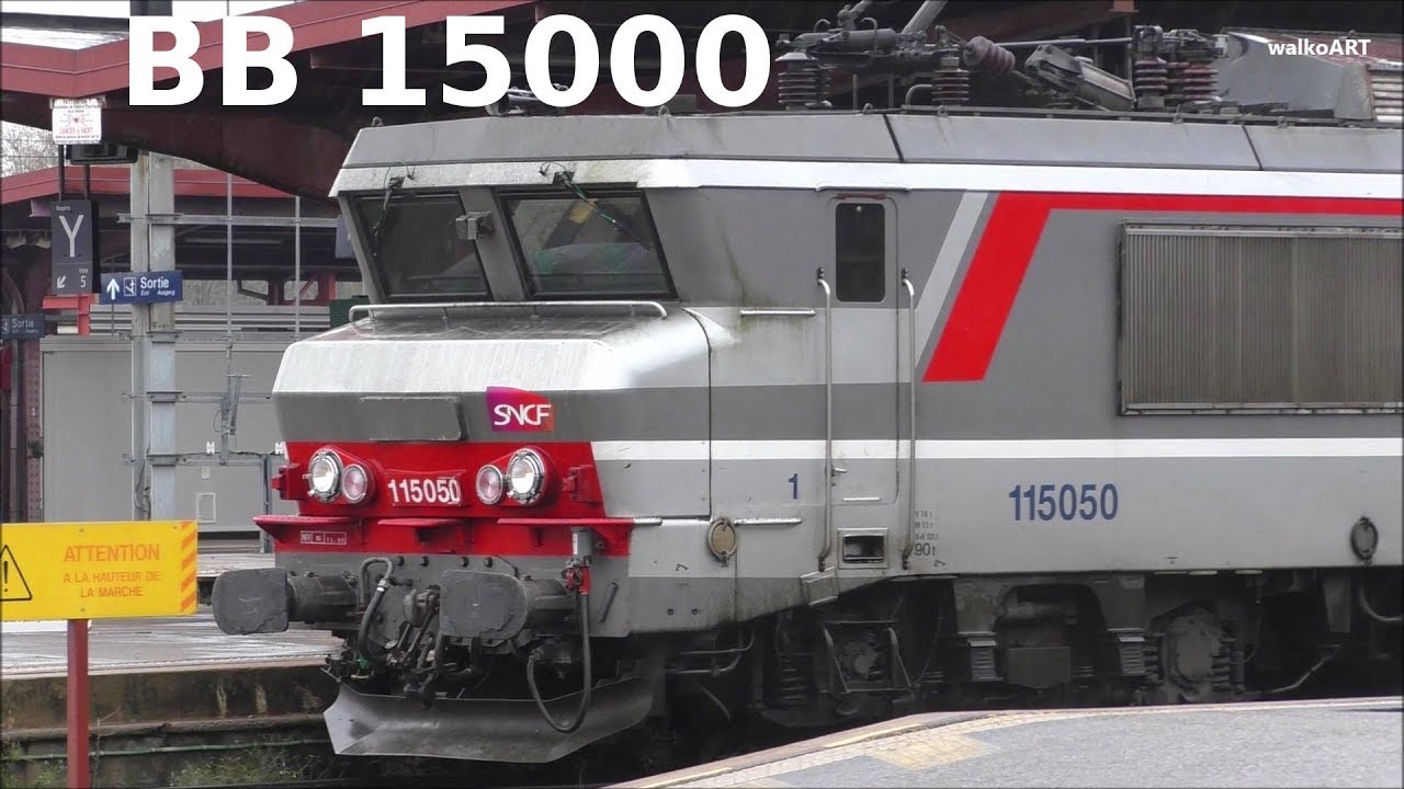 Klassische Elektrolok Baureihe BB 15000 Alstom SNCF im Betrieb 1971 - 1978 classic french locomotive