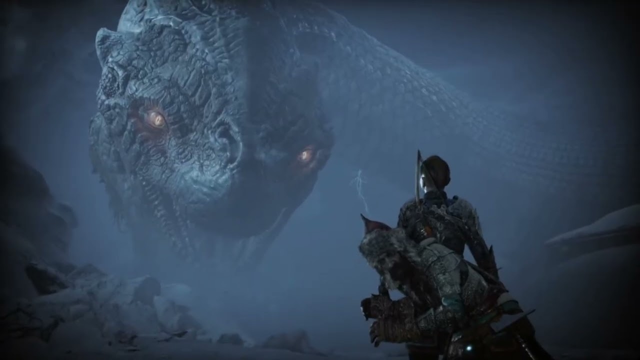 Мировой змей явился в God of War: Ragnarök