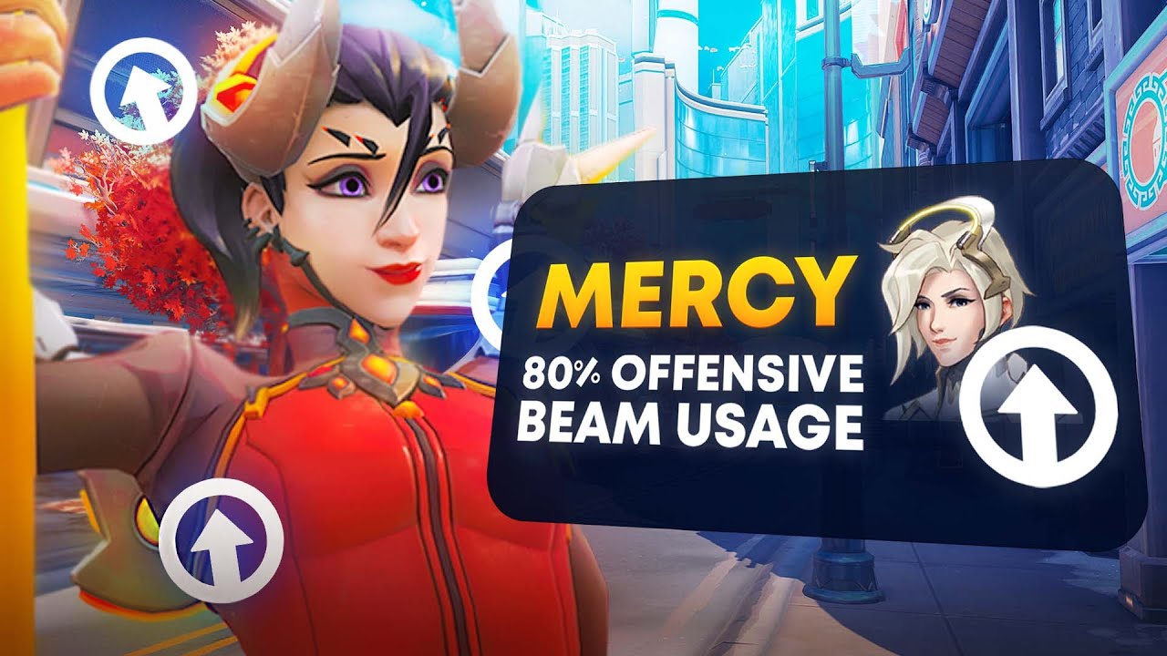 INSANE DAMAGE BOOST USAGE as Mercy | Top 500 Mercy Gameplay