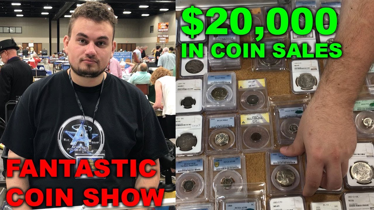 We SOLD $20,000 in Coins at this HUGE Texas Coin Show! (TNA Coin Show Review)