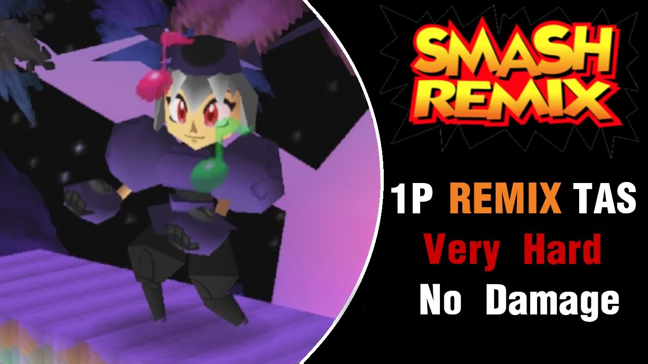 Smash Remix [TAS] - Marina Remix Mode (Very Hard, No Damage)