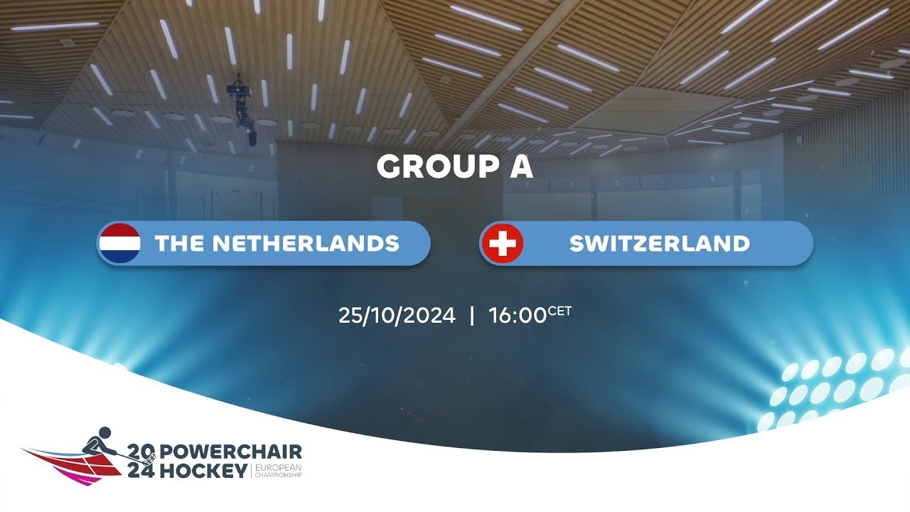 GROUP A | The Netherlands - Switzerland / European Championship 2024, IPCH Powerchair Hockey