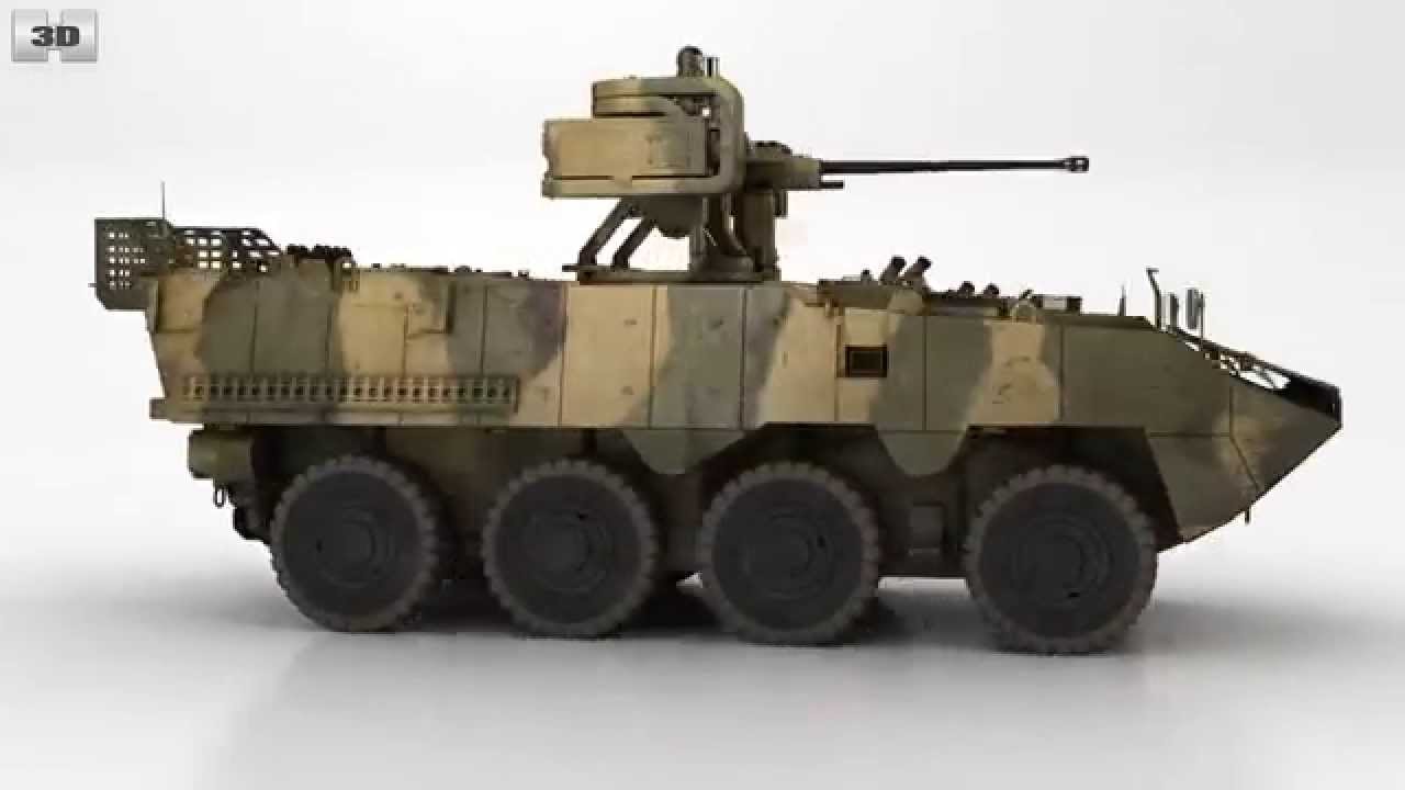 Pandur II 8X8 Armoured Personnel Carrier 3D model by 3DModels.org