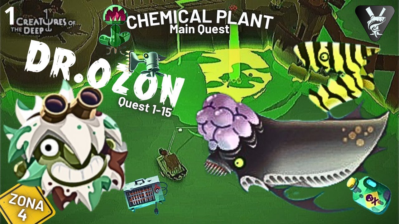 CHEMICAL PLANT Zona 4 Quest 1 Hingga 15 - Creatures Of The Deep : Fishing