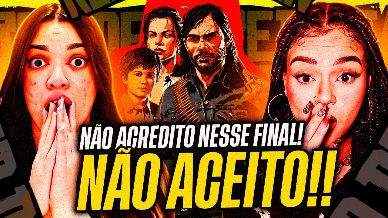 REAGINDO A HISTÓRIA de RED DEAD REDEMPTION 1 | Nat e Vic MV