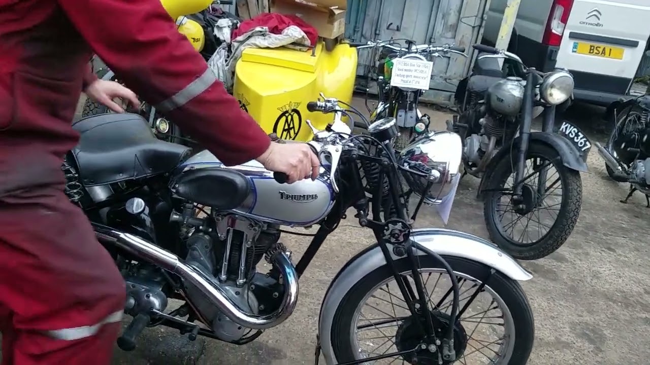 1938 Triumph Tiger 70 250cc at Andy Tiernans #08343TRI