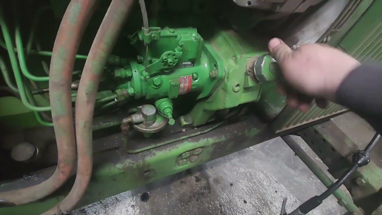 Changing Engine Oil on a John Deere 4230 Tractor