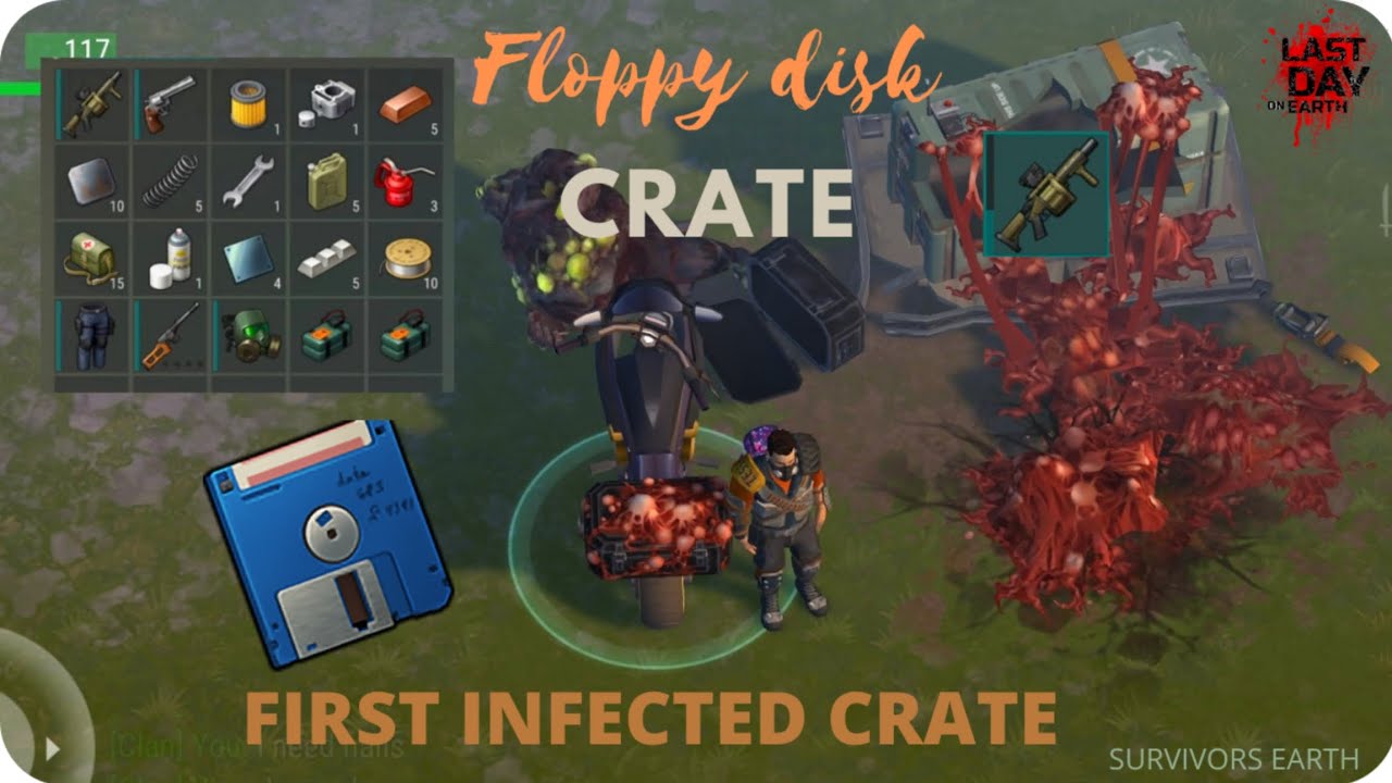 FLOPPY DISK ( INFECTED CRATE ) | First opening | season 27 | Last day on earth survival.