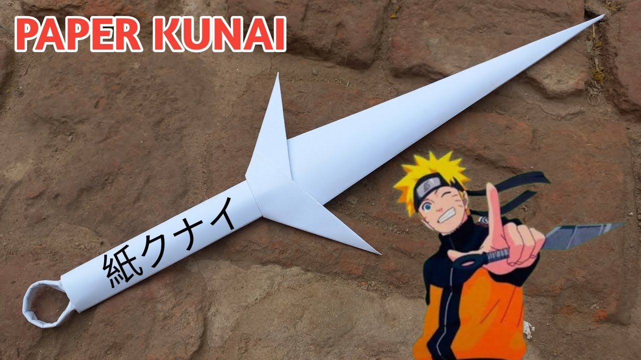 How to make a paper knife | origami paper knife