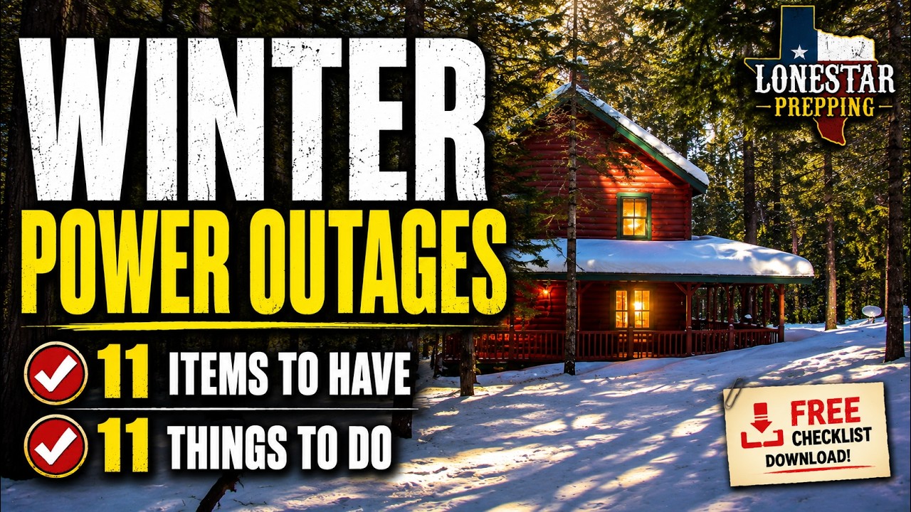 How to Prepare for Winter Power Outages - 11 Items to Have & 11 Things to Do