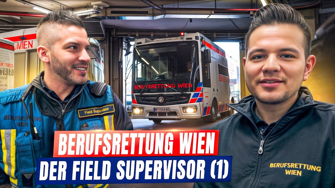 MEIN EINSATZ IN WIEN // UNTERWEGS MIT DER BERUFSRETTUNG // FOLGE 1 // DER FIELD SUPERVISOR
