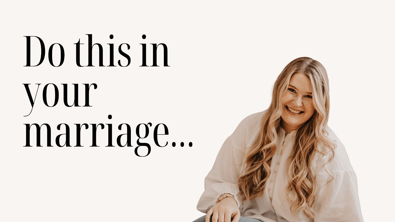 If Something Will Save Marriages its a Resurgence of This...
