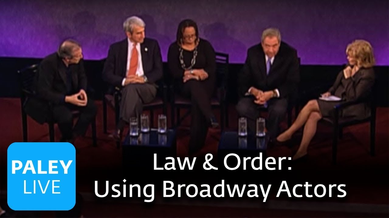 Law and Order: 20 Years - Using NYC & Broadway Actors (Paley Center Interview)