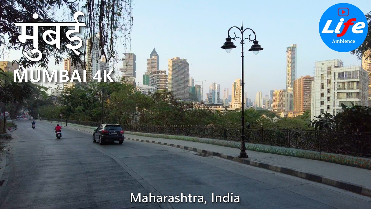 Riding Mumbai City - 4K HDR - Malabar Hill to Saat Rasta - Evening Ride