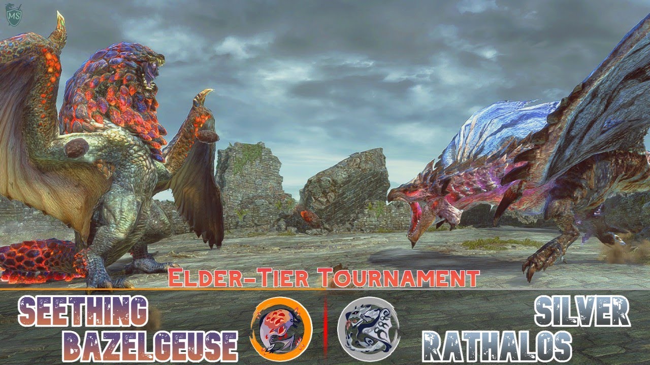 Silver Rathalos VS Seething Bazelgeuse Turf War Deathmatch | Elder Tier Tournament MH Sunbreak
