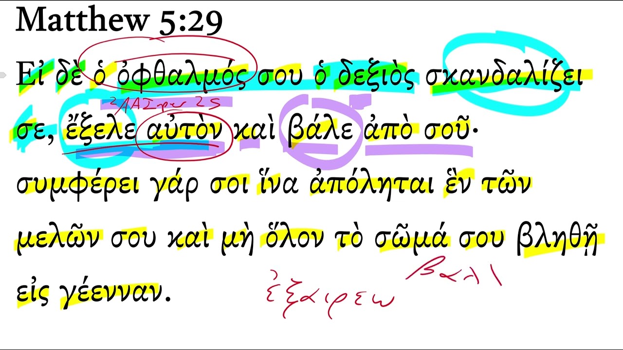 Matthew 5:29