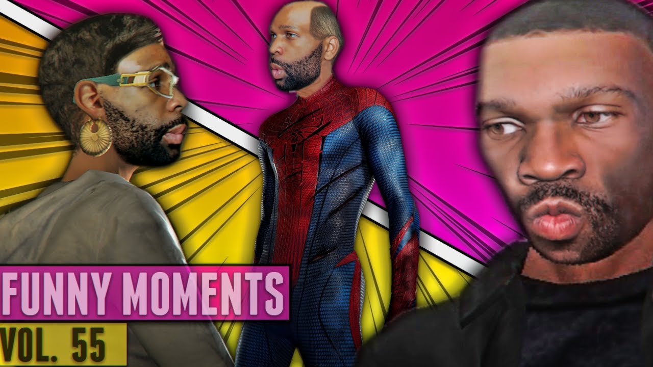 Funny Moments Montage Vol. 55! (GTA, 25 To Life, & Spiderman) - 
